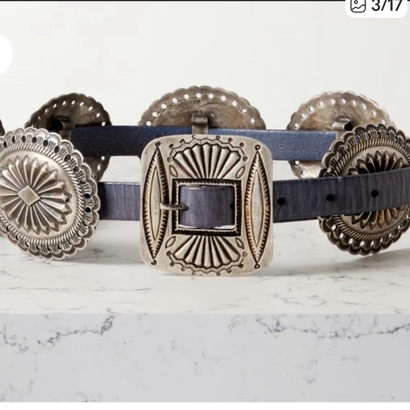 Polo Ralph Lauren Distressed Leather Women’s Brown Belt Size Small - Picture 4 of 11